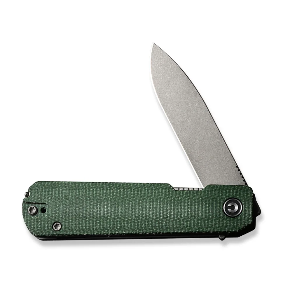 Нож складной карманный Civivi Nitro-V 72 мм Micarta темно-зеленый.
