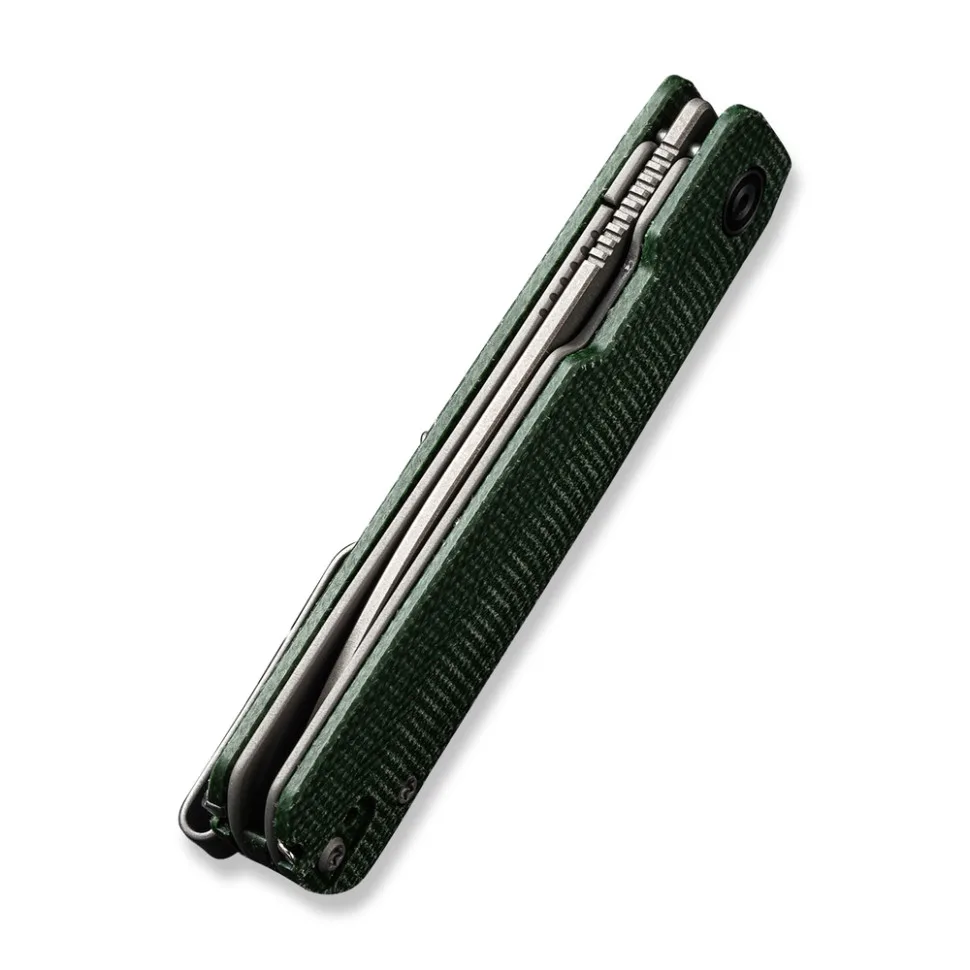 Нож складной карманный Civivi Nitro-V 72 мм Micarta темно-зеленый.