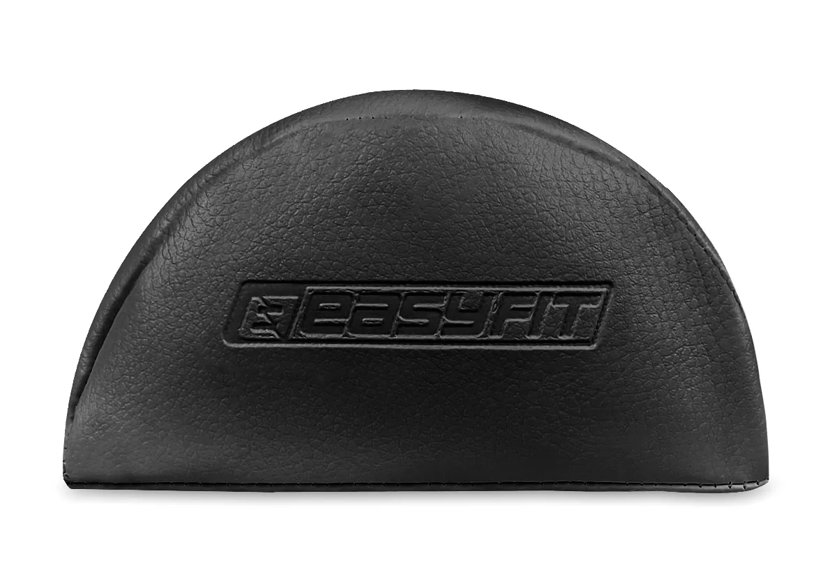 Полувалик EasyFit медицинский кожзам 45х16х8 см черный