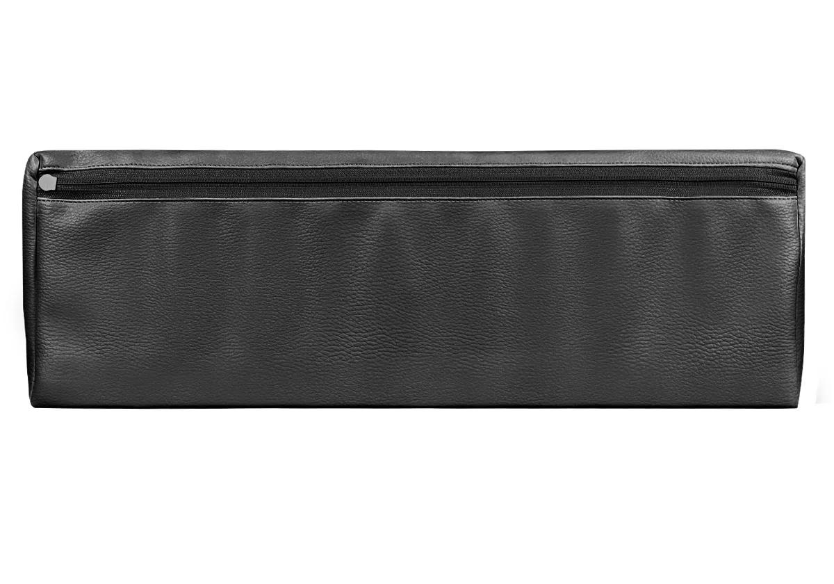 Полувалик EasyFit медицинский кожзам 45х16х8 см черный