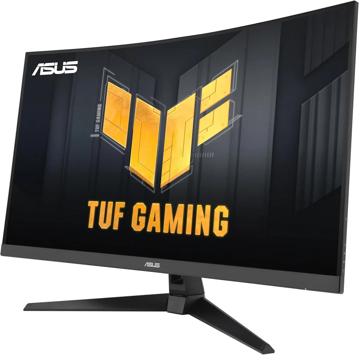 Монитор Asus 31.5" TUF Gaming VG32VQM5B 2xHDMI, DP, MM, VA, 250Hz, 0.5ms, sRGB 120%, изогнутый, AdaptiveSync.