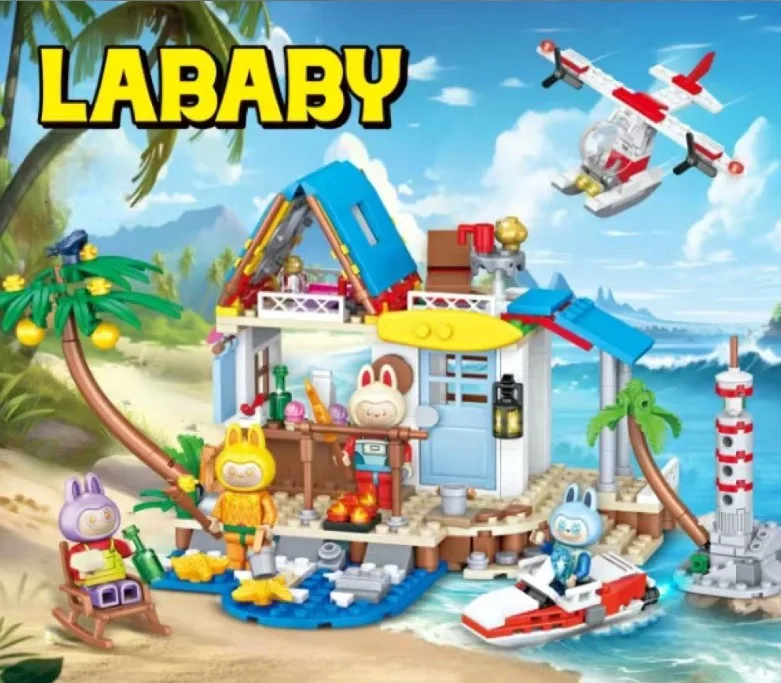 Дитячий конструктор Labubu Villa 36003 505 деталей пластик 48х30х7 см різнокольоровий