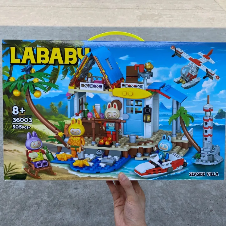 Дитячий конструктор Labubu Villa 36003 505 деталей пластик 48х30х7 см різнокольоровий