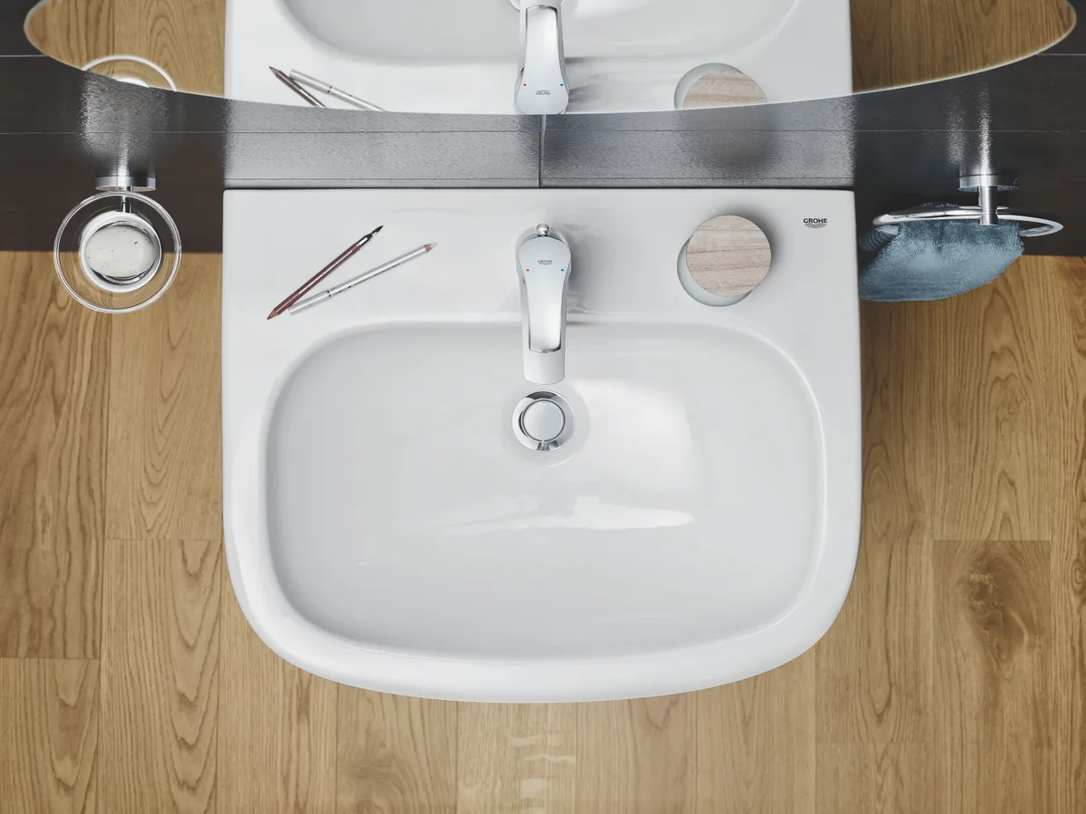 Мильница Grohe металл 58х125х125 мм стальной глянцевый