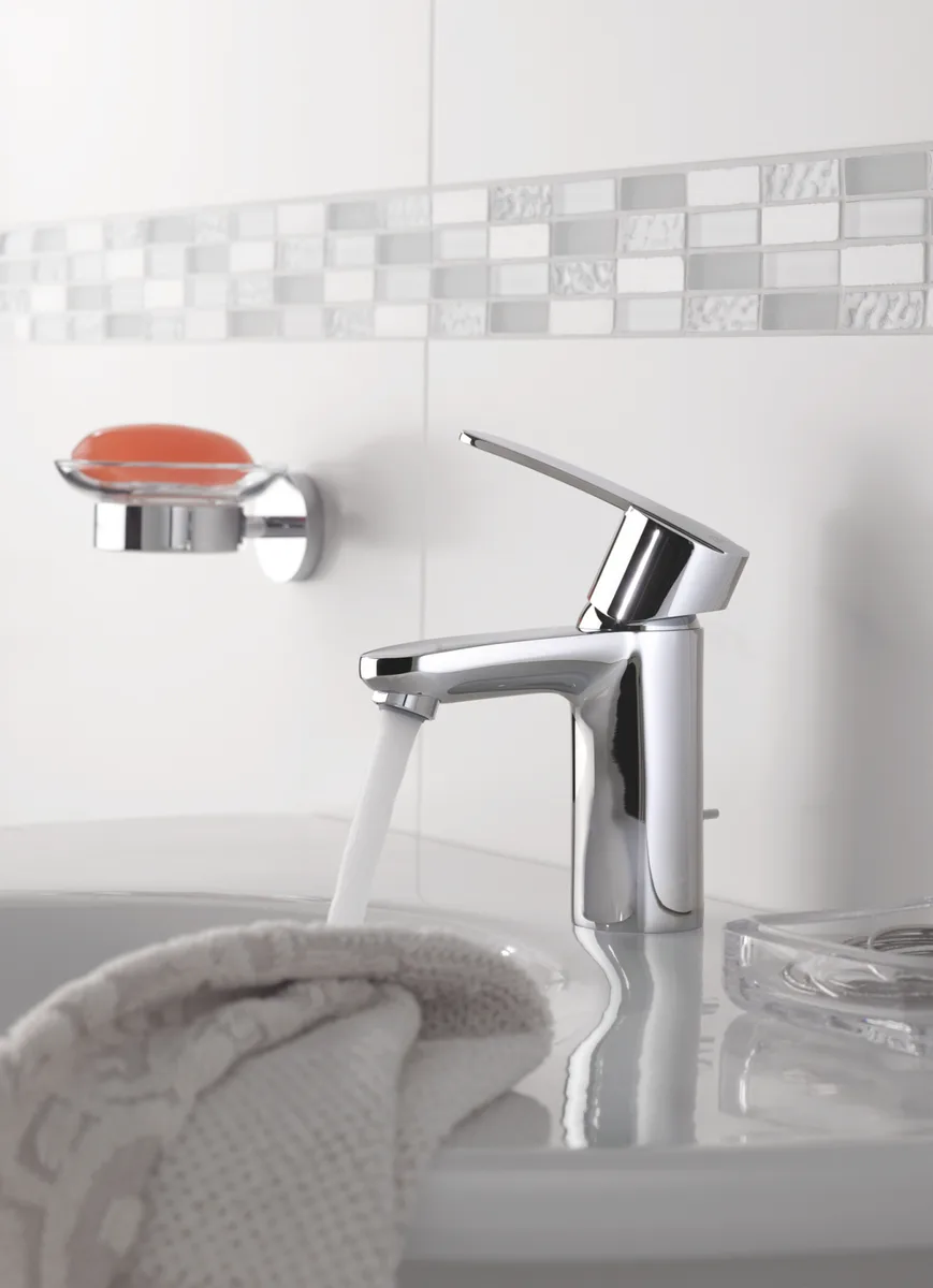 Мильница Grohe металл 58х125х125 мм стальной глянцевый