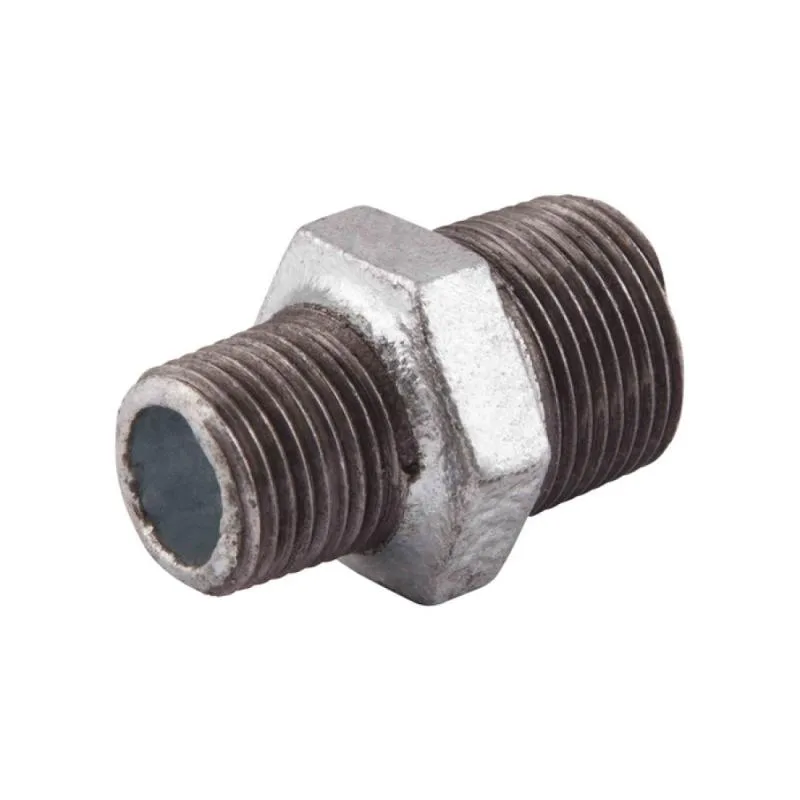 Ніпель редукційний чавунний 2"x1" КЧ304 175°C 16 бар сірий