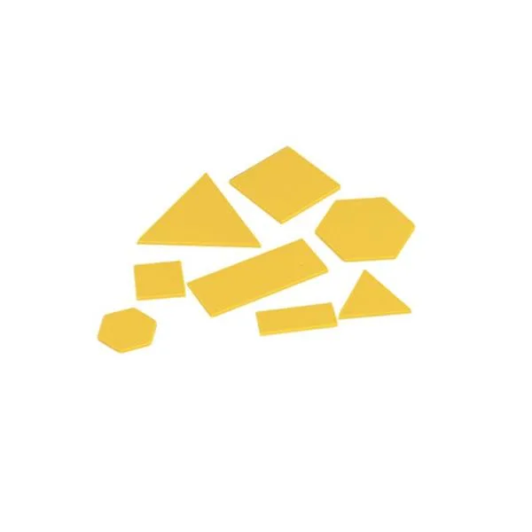 Навчальний набір Gigo Логічні блоки 5 фігур 10х10 см різнокольорові