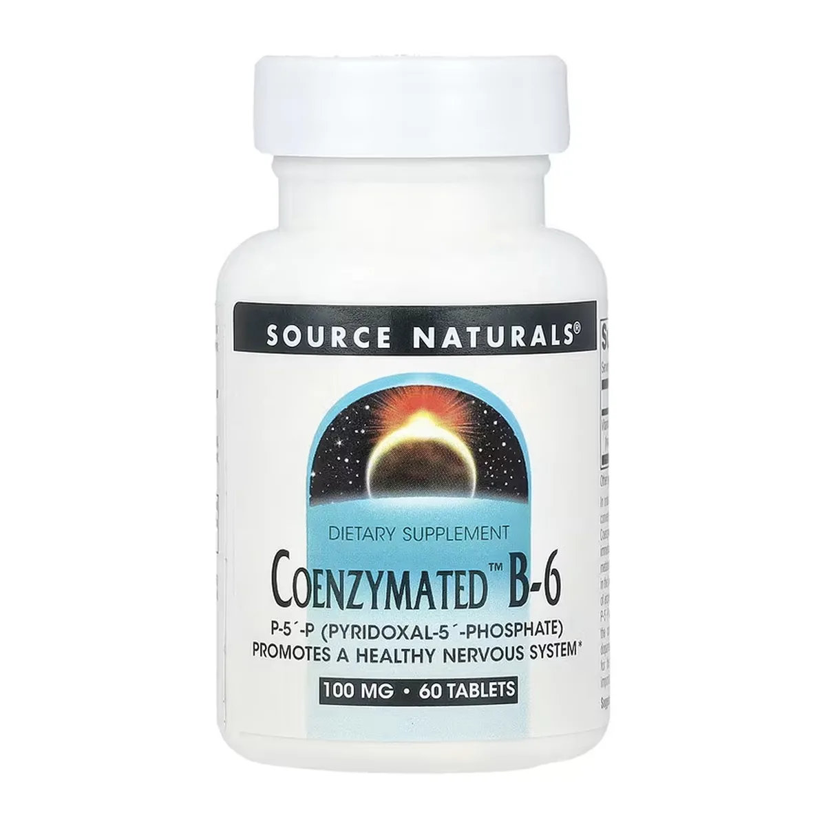 Coenzymated Vitamin B-6 Source Naturals 100 мг 60 табл Вегетарианские