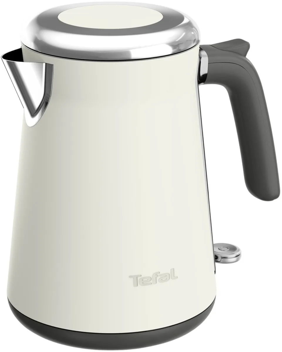 Електричний чайник Tefal Collection 1.68л, Strix, нержавіюча сталь, кремовий.
