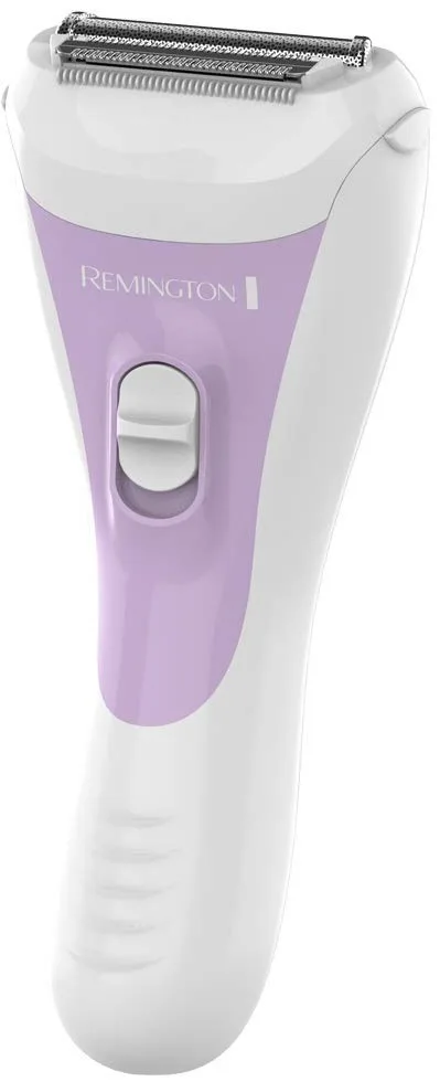 Електрична бритва Remington сіткова SmoothSilky, АААx2, для сухого та вологого гоління, жіночий тример, біло-фіолетового кольору.