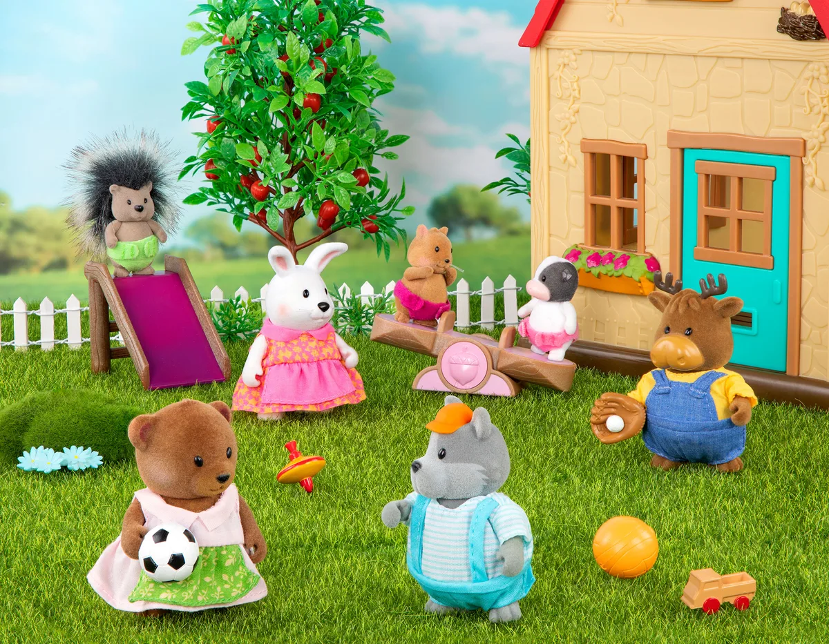 Игровой набор Li'l Woodzeez Класс и игровая площадка