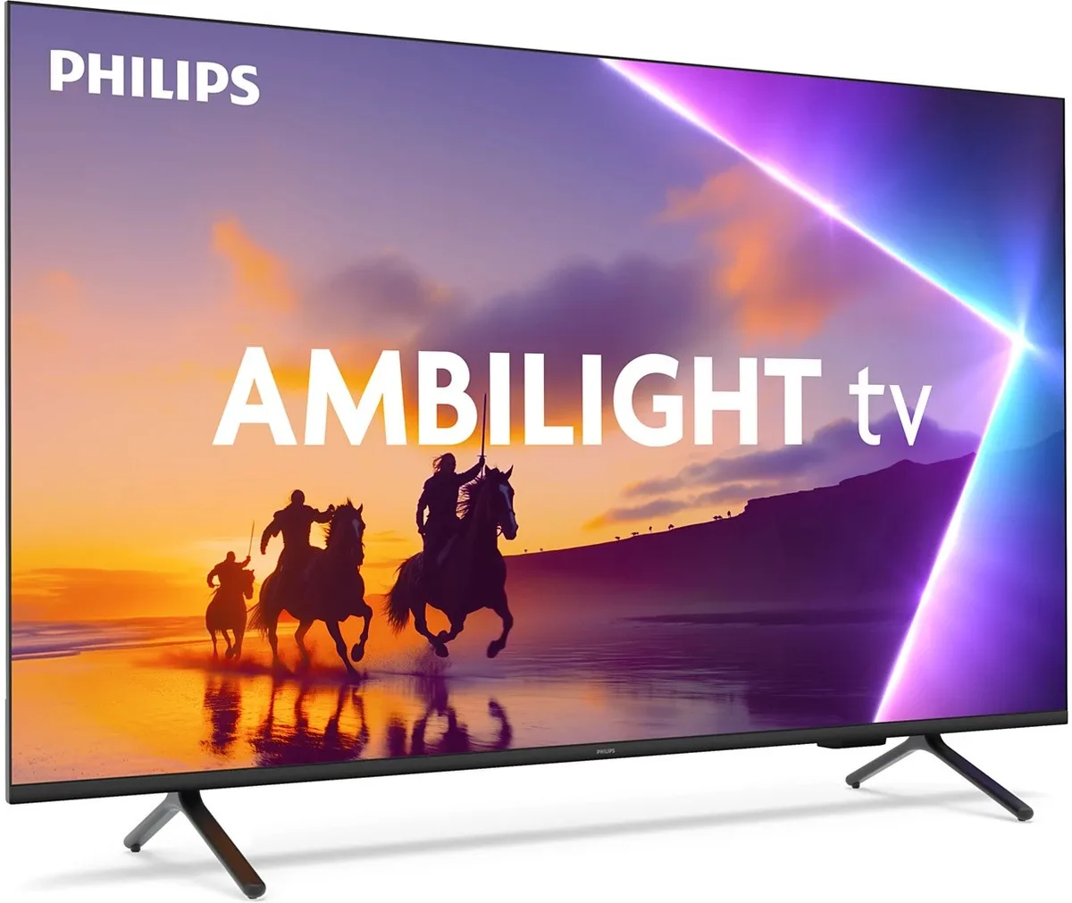 Телевізор 65" Philips QLED 4K 60Hz Smart Titan OS Black Ambilight