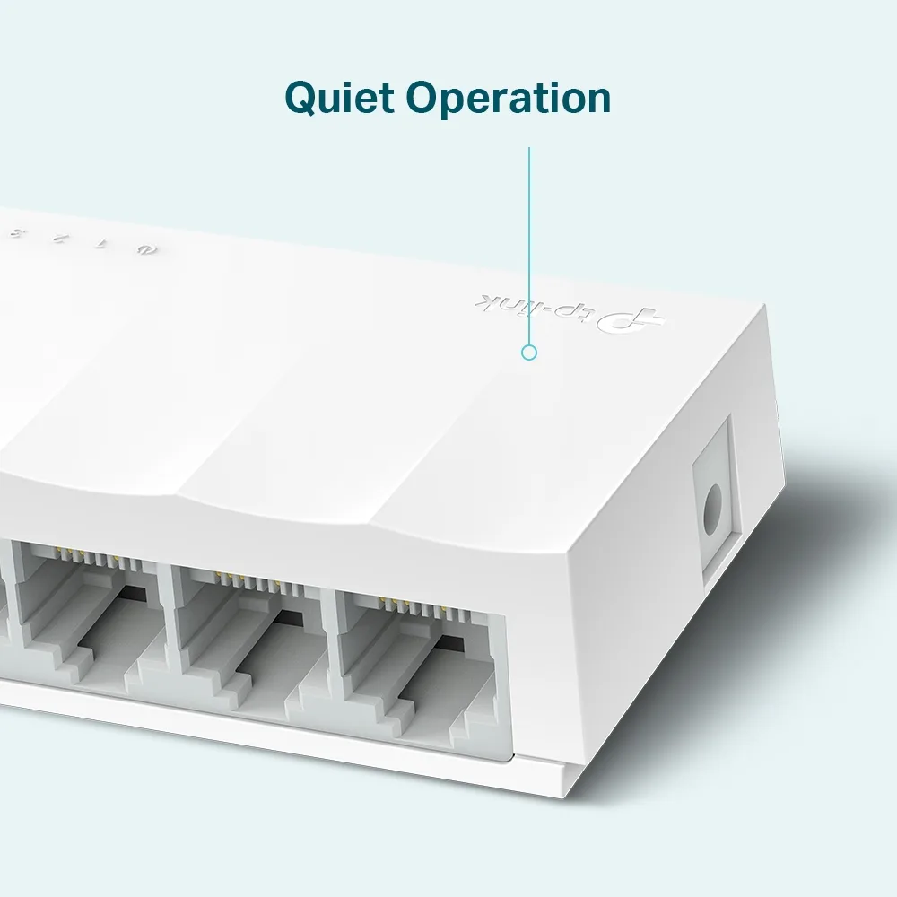 Комутатор TP-Link 5 портовий 10/100 Мбіт/с некерований настільний чорний