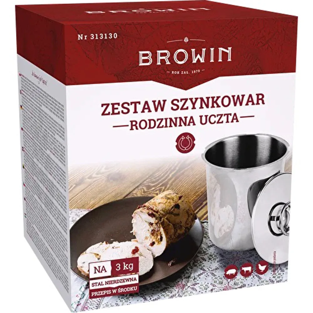 Ветчинниця Browin нержавіюча сталь 3 кг 15,7 см