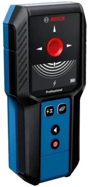 Детектор акумуляторний Bosch Professional для виявлення об'єктів до 120мм з індикацією сигналу та чохлом