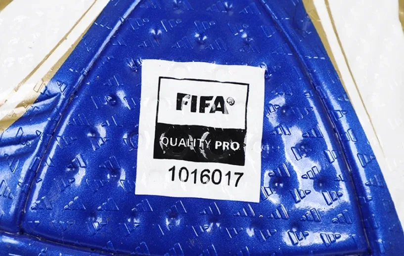 Футбольний м'яч Adidas поліуретан №5 білий синій золотий