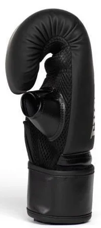 Боксерські рукавиці Everlast поліуретан L/XL чорні золоті