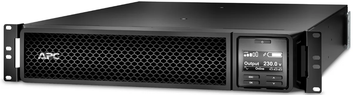Джерело безперебійного живлення APC Smart-UPS Online 3000VA/2700W, RM 2U, LCD, USB, RS232, 8xC13, 2xC19