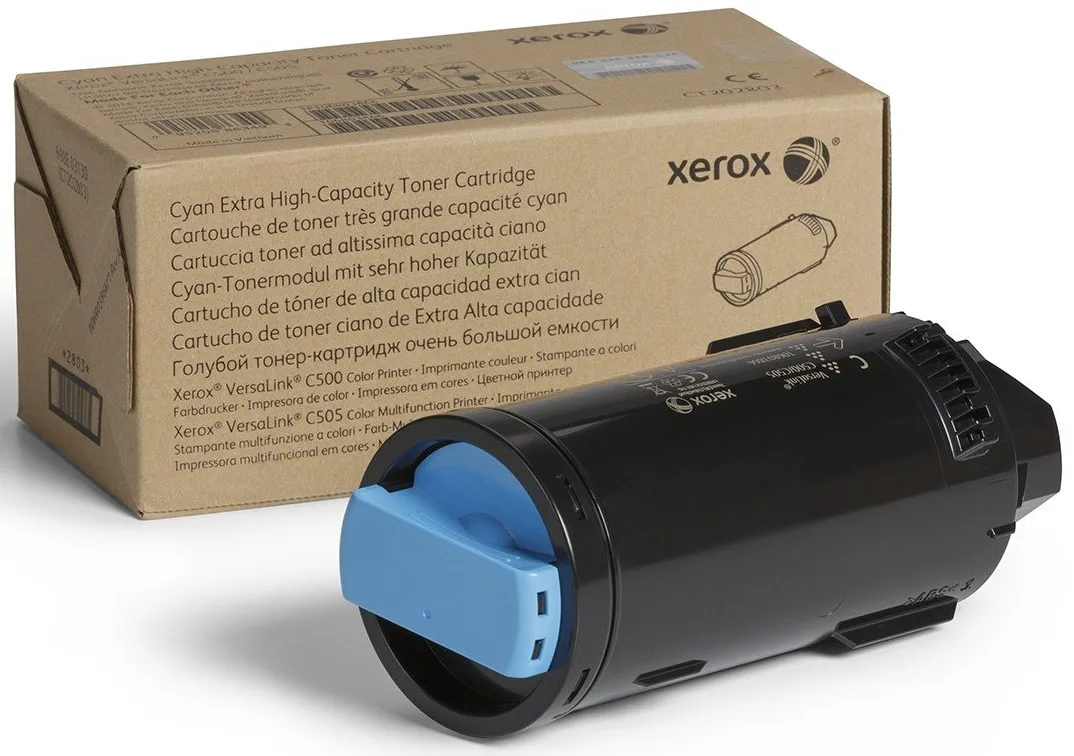 Тонер картридж Xerox VL C500/C505 Cyan (9000 стор)