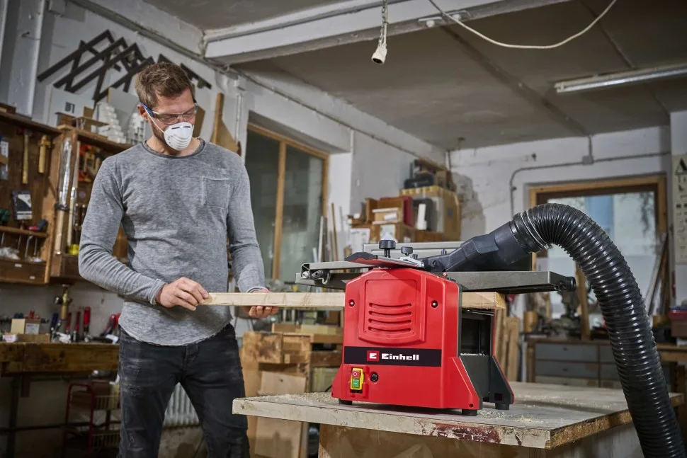 Фуговально-рейсмусовый станок Einhell TC-SP 204/2, 1500 Вт, 204 мм, 6 м/мин, вес 239 кг