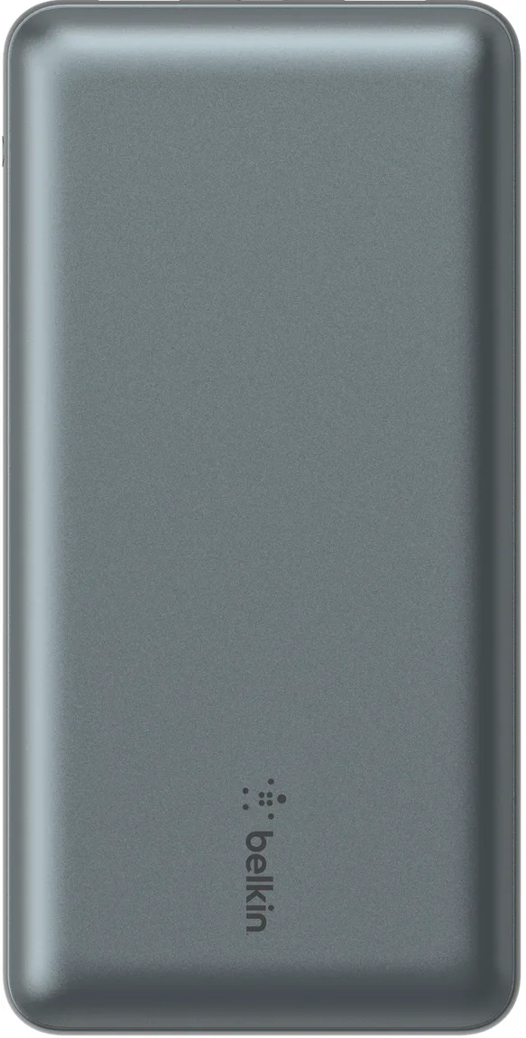 Акумулятор портативний літій-іонний Power Bank Belkin 20000мА·год, 15Вт, 2хUSB-A/USB-C, cірий