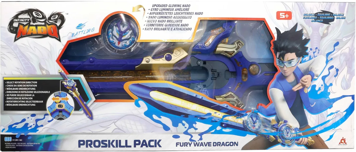 Дзиґа Infinity Nado VI Proskill Pack Лютий Дракон (Fury Wave Dragon)