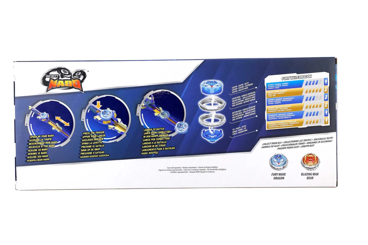 Дзиґа Infinity Nado VI Proskill Pack Лютий Дракон (Fury Wave Dragon)