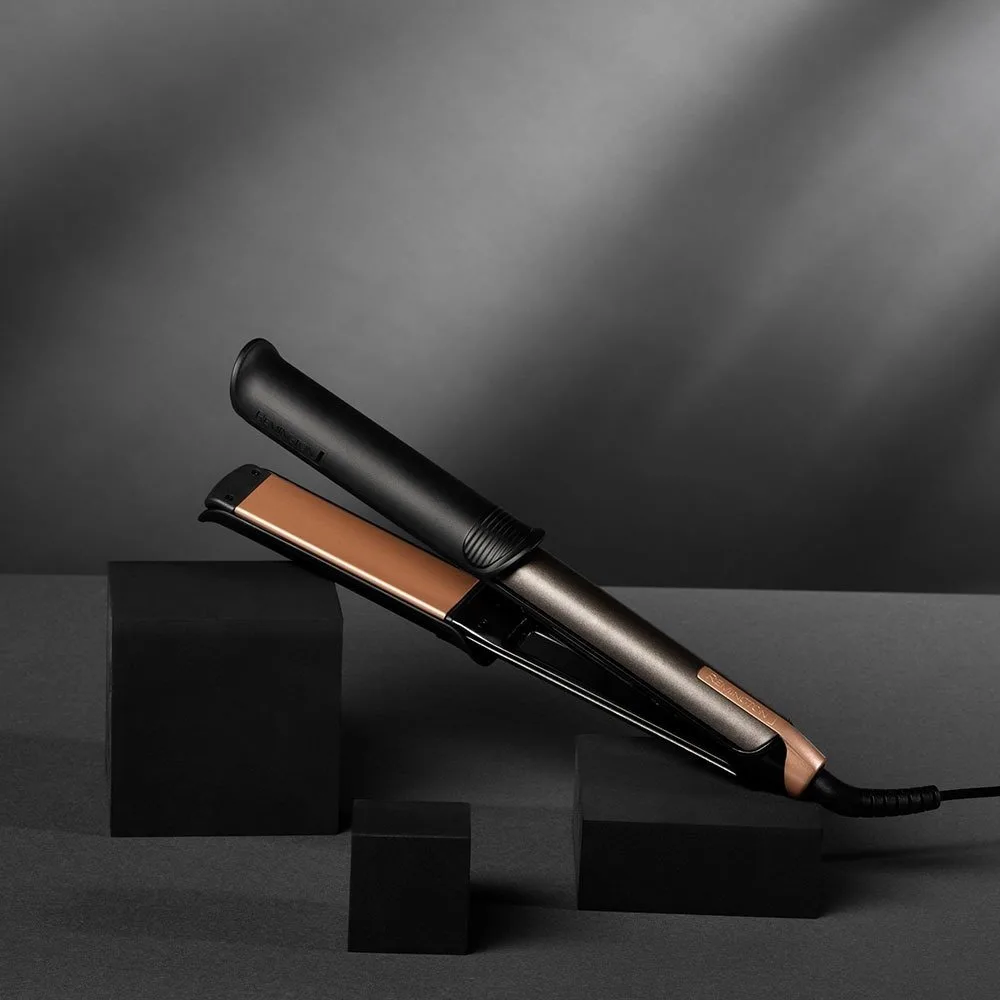 Випрямляч та плойка 2в1 Remington One Straight  Curl, 5 температурних режимів (150-230°C), з кейсом та захисною рукавичкою.