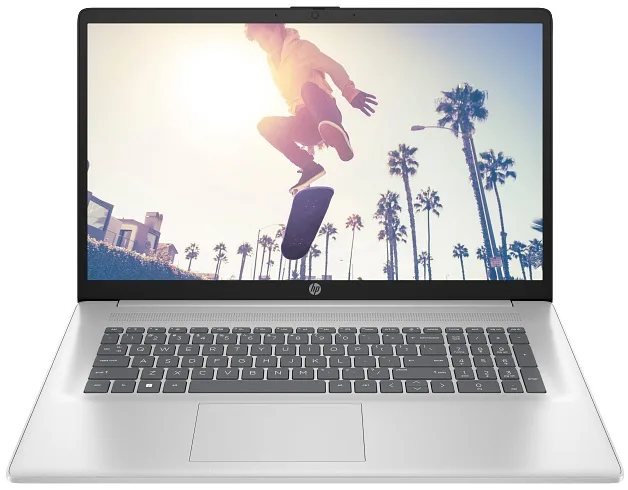 Ноутбук HP 17.3" FHD IPS сріблястий Intel Core 7 16GB SSD 512GB