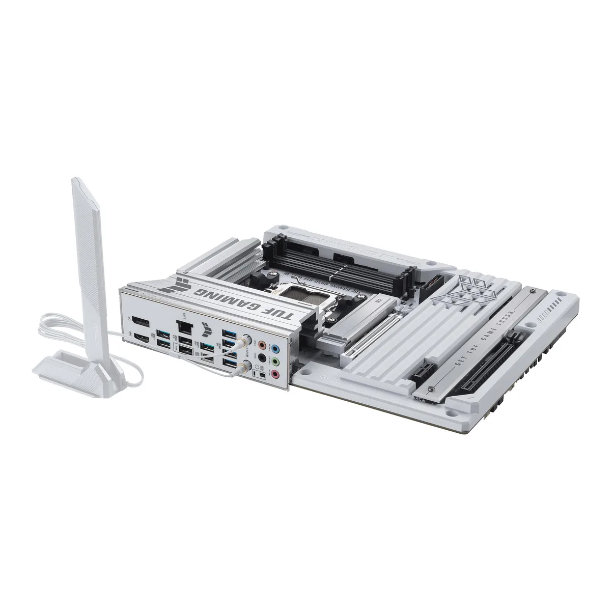 Материнcька плата ASUS TUF GAMING B850-BTF WIFI W sAM5 B850 4xDDR5 M.2 HDMI DP Wi-Fi BT ATX BTF приховане підключення роз'ємів