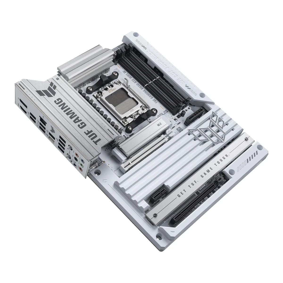 Материнcька плата ASUS TUF GAMING B850-BTF WIFI W sAM5 B850 4xDDR5 M.2 HDMI DP Wi-Fi BT ATX BTF приховане підключення роз'ємів