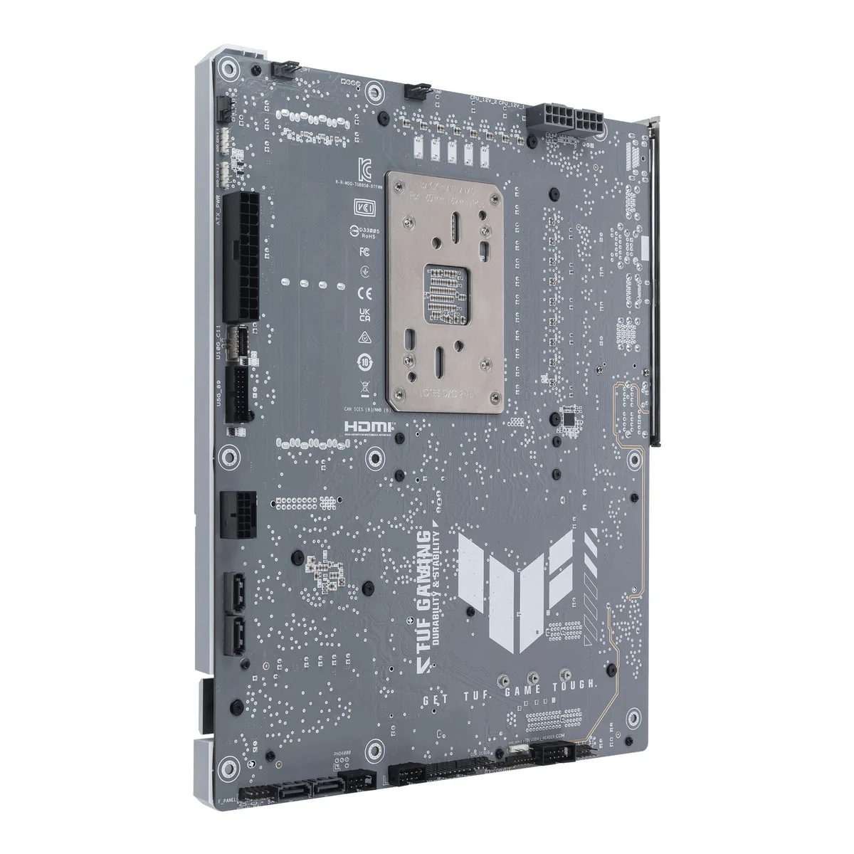 Материнcька плата ASUS TUF GAMING B850-BTF WIFI W sAM5 B850 4xDDR5 M.2 HDMI DP Wi-Fi BT ATX BTF приховане підключення роз'ємів