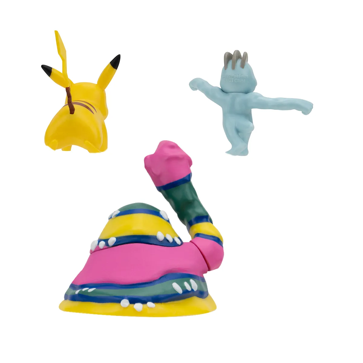 Набір ігрових фігурок Pokemon полімер 7,6 см Мачоп Пікачу Алола Мак