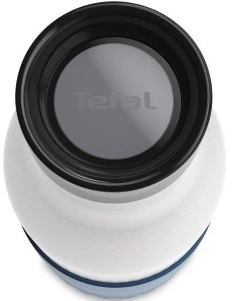 Термос Tefal Bludrop м'яка поверхня, 500 мл, нержавіюча сталь, блакитного кольору.