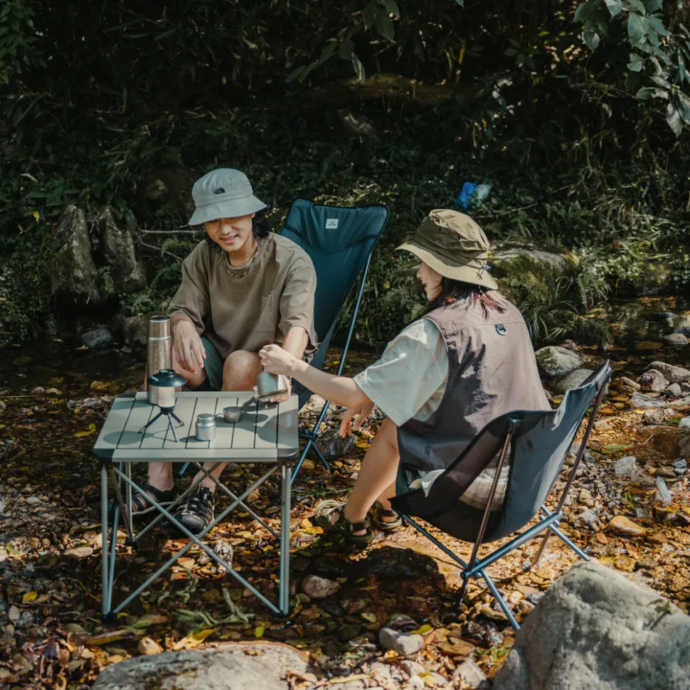 Складной стул Naturehike алюминий M серый