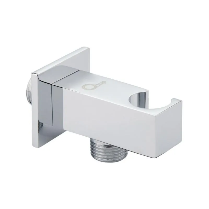 Підключення шланга Qtap Spojeni BH130 1/2" латунь хром 72х50х45 мм