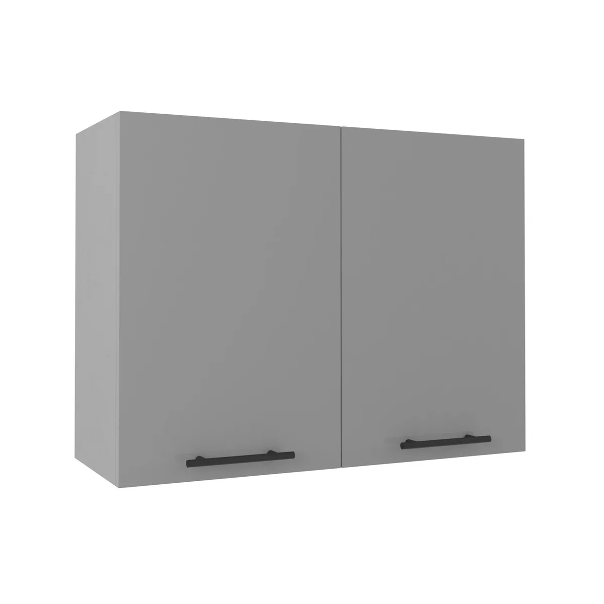 Шафа верхня МК Compact ЛДСП 600х800х300мм Сірий модульний корпус для кухні та зберігання речей