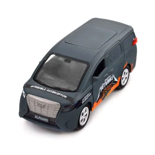 Машинка металева TechnoDrive загін метеликів інерційна 1:43 чорна