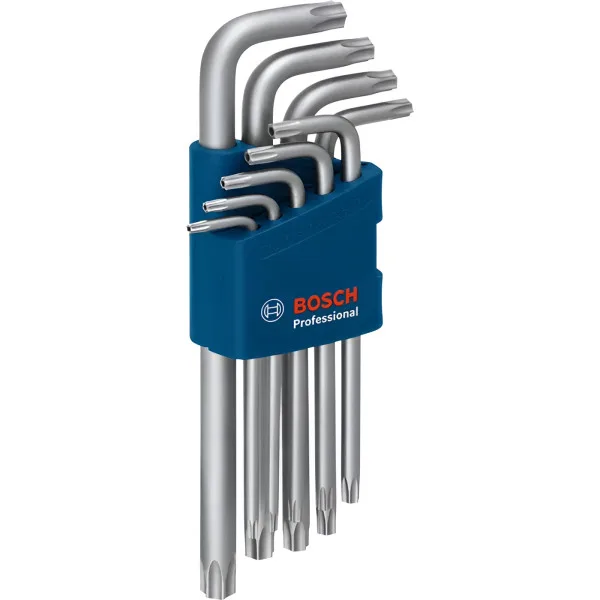 Набор шестигранных ключей Bosch Professional, 9 штук