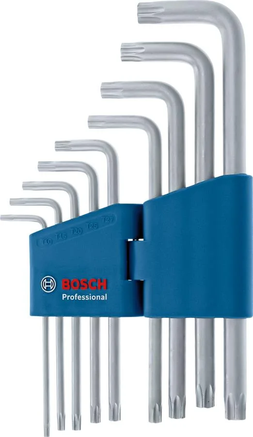 Набор шестигранных ключей Bosch Professional, 9 штук