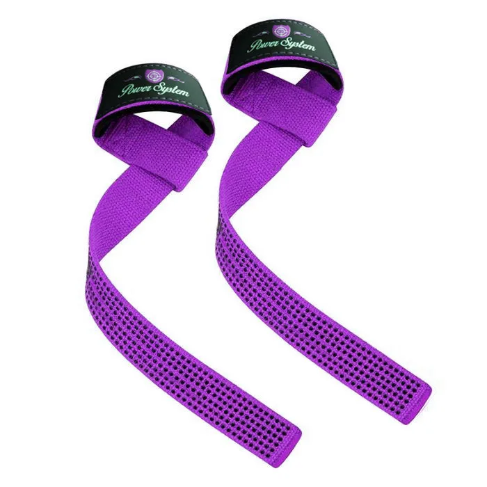 Лямки для тяги Active Point бавовна 120 см фіолетові