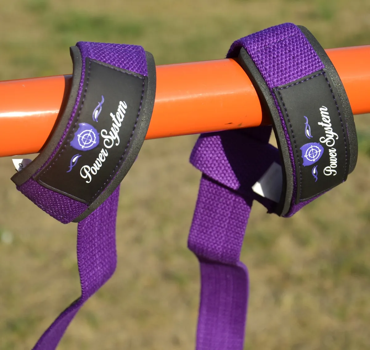 Лямки для тяги Active Point бавовна 120 см фіолетові