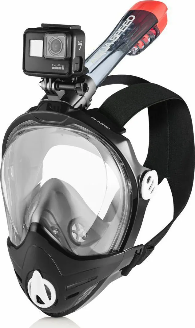 Повнолицьова маска Aqua Speed силікон S/M чорна