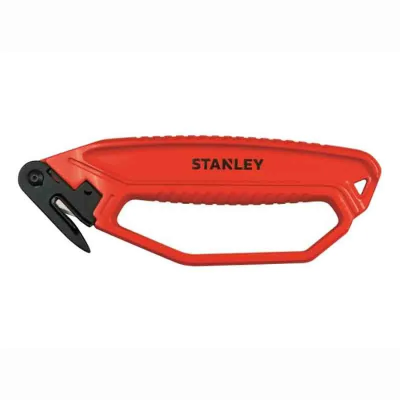 Ніж для пакувальної стрічки Stanley пластик 15 см Червоний