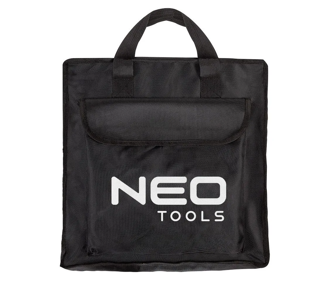 Портативний зарядний пристрій сонячна панель Neo Tools, 120Вт, регулятор напруги, USB-C та 2xUSB, 1316x762x15мм, IP64, кабель 5м, затискачі "крокодил" 30см, сумка, 3.5кг