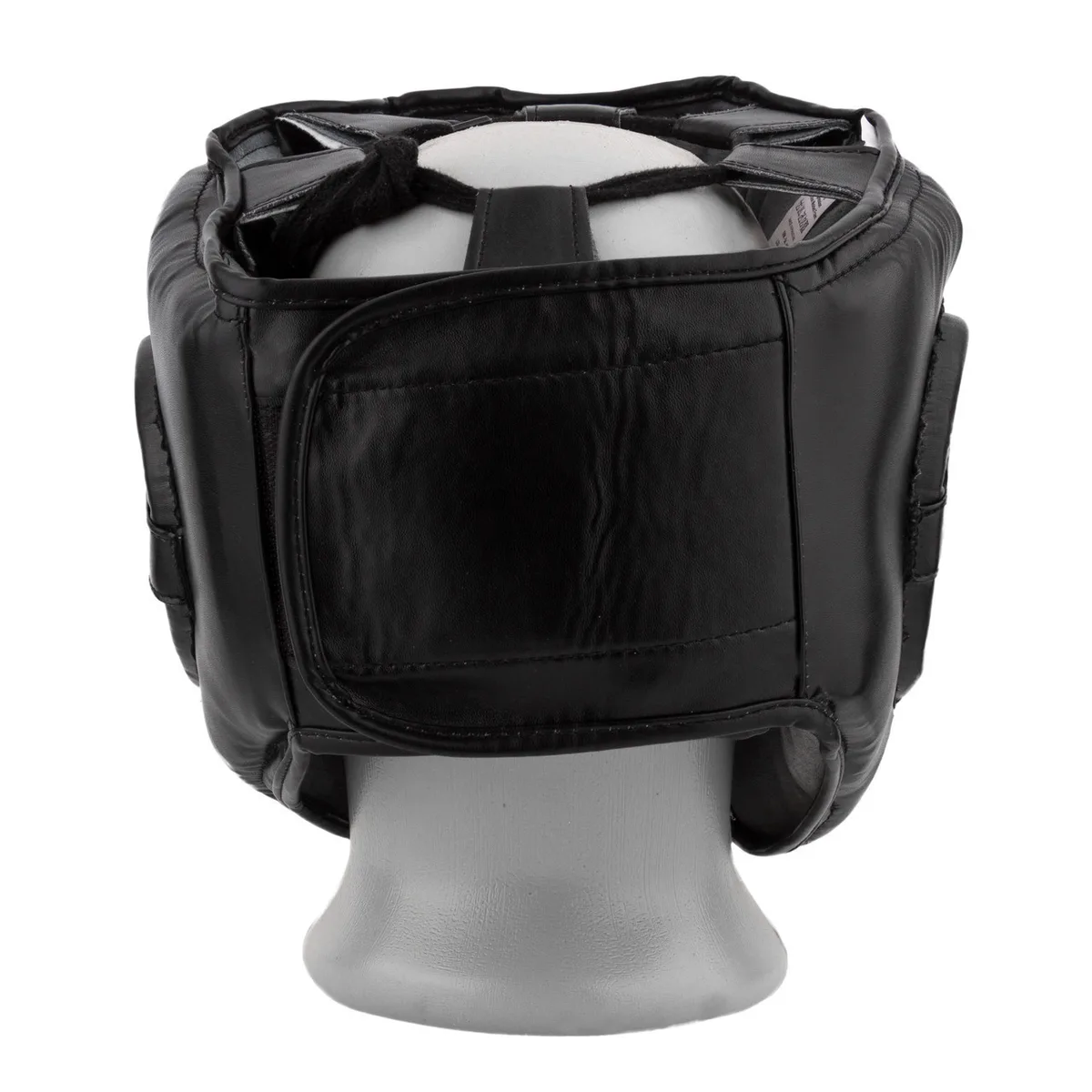 Боксерський шолом Active Point PU шкіра L Чорний