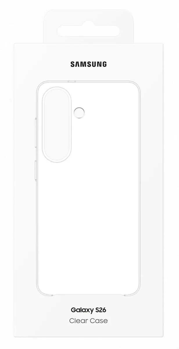 Чохол Samsung Clear Case полікарбонат TPU для Galaxy S26 прозорий