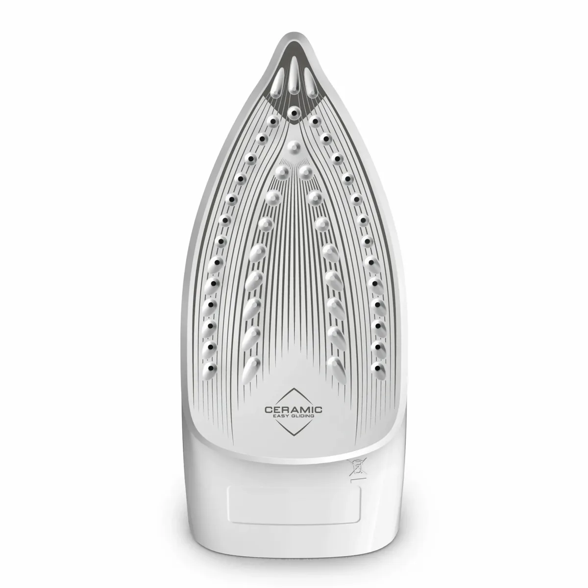 Праска Tefal Virtuo 30, 2000Вт, 240мл, потужний паровий удар - 120°C, постійна подача пари - 27г/хв, керамічна підошва, сіро-фіоле