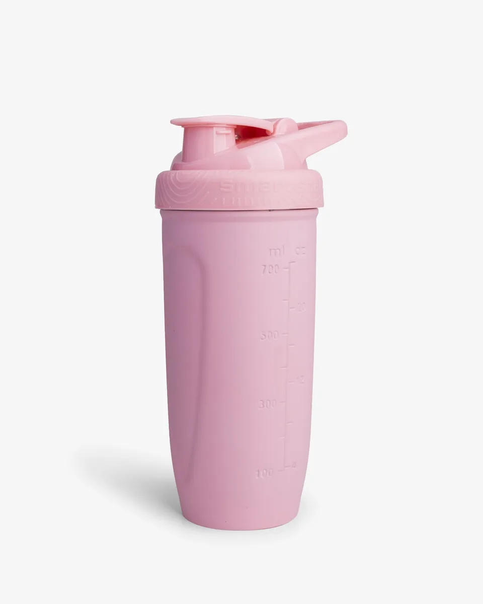 Шейкер спортивний SmartShake нержавіюча сталь 900 мл Рожевий