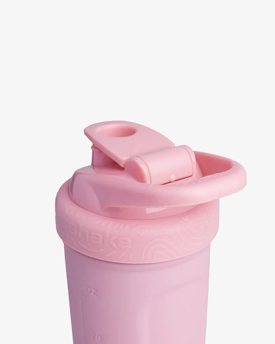 Шейкер спортивний SmartShake нержавіюча сталь 900 мл Рожевий
